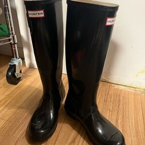 Hunter Black Rain Boots
